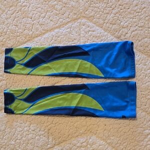 Sleefs Icarus arm sleeves (2) like new blue/green L